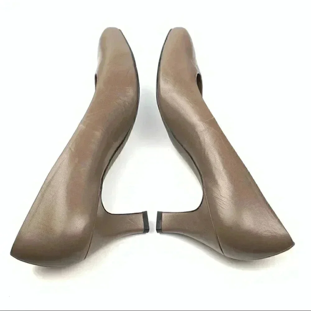 Easy spirit womens heels size 11 taupe vintage 80s career